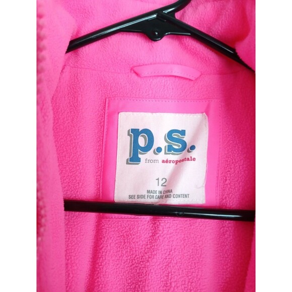 p.s. From Aeropostale Girl's Winter Puffy Vest Size 12 Bright Pockets Puffer - Picture 3 of 3